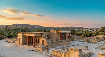 Pałac w Knossos Kreta oficjalne bilety 2026 widok o wschodzie słońca bez tłumów.