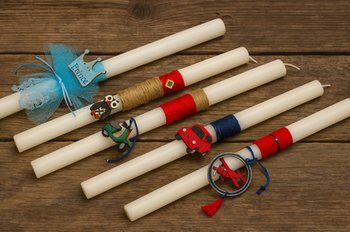 Lambada - tradycyjna świeca wielkanocna w Grecji